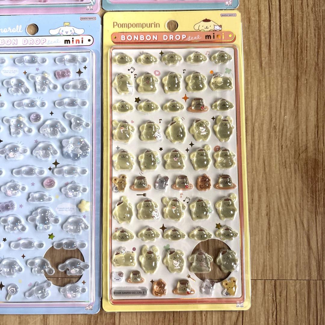 ❤️正規品❤️新品未使用❤️ボンボンドロップシール ミニ サンリオ 6枚セット