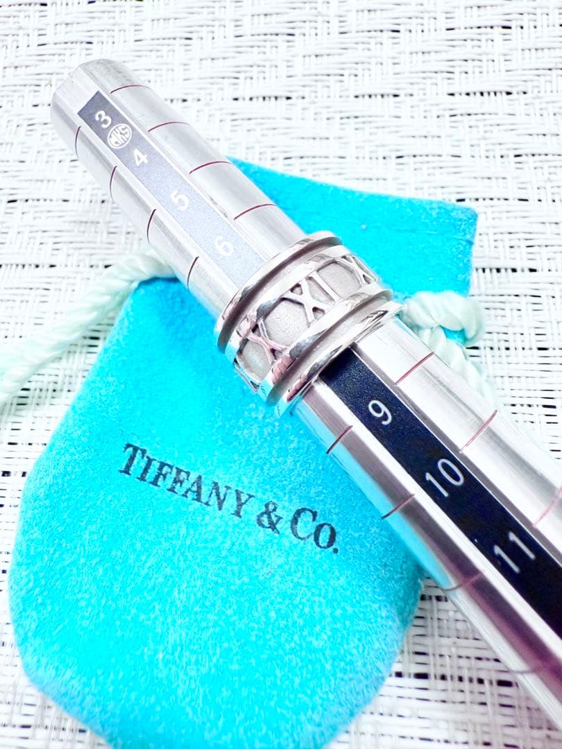 ティファニー　アトラス　ワイド　指輪　リング　8号　研磨仕上げ済み　925