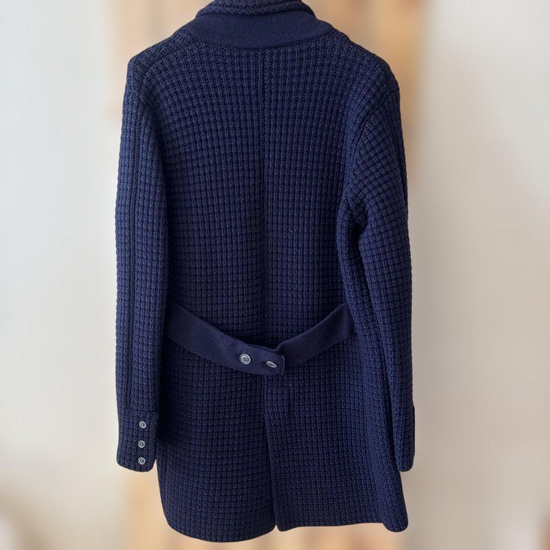 Bark ネイビー M ボタン付きジャケット