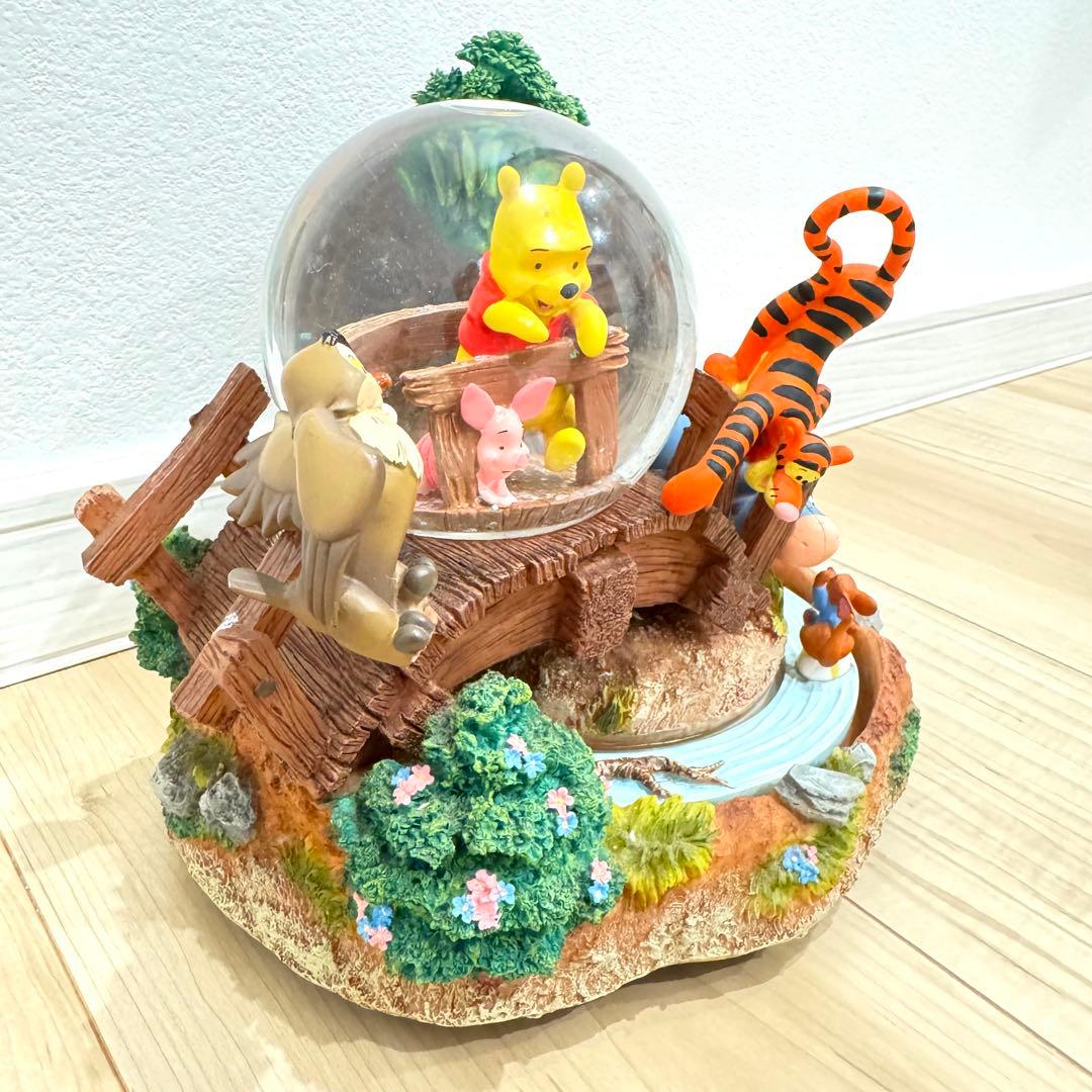 【希少】 くまのプーさん　スノードーム付きオルゴール　Disney PIXAR