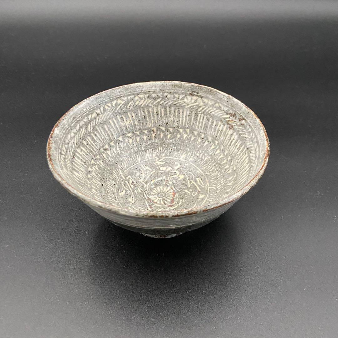 坂口健 東御土風紋 三島 飯碗 めし碗 茶碗 器 作家もの 作陶展②