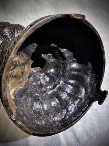 銅器 仏教 八宝 香炉古美術 コレクション品 銅製 工芸品 彫刻装飾品置物