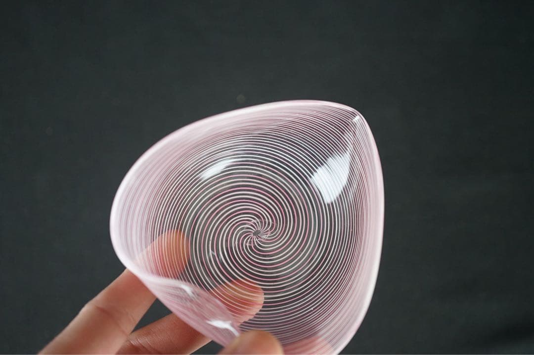 【MURANO】ベネチアンガラス ムラーノ ムラノ 小ぶり デザートカップ 2客