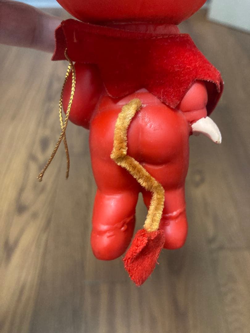 赤い悪魔の人形　kamar社　デビル　ソフビ　1970年代　ヴィンテージ