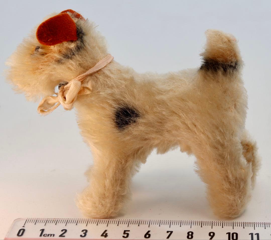 1954 FoxyTerrier シュタイフ・ビンテージ品 10cm ボタン無し