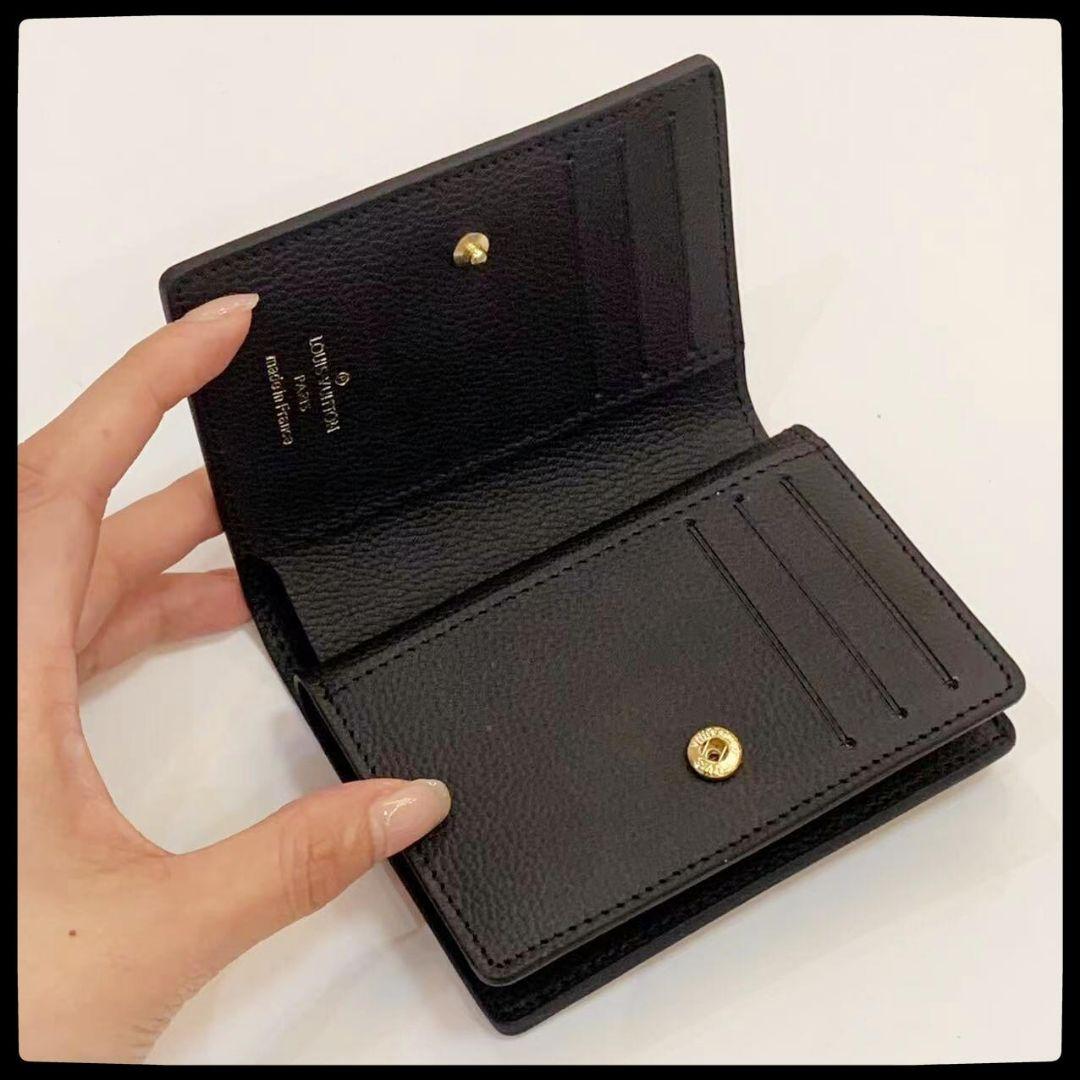 【箱付き】 二つ折り財布 ブラック