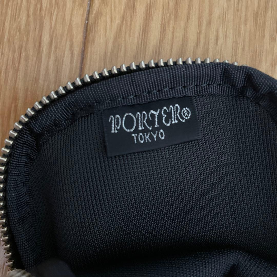 PORTER ブラック 筆箱 ストライプ　ポーチ