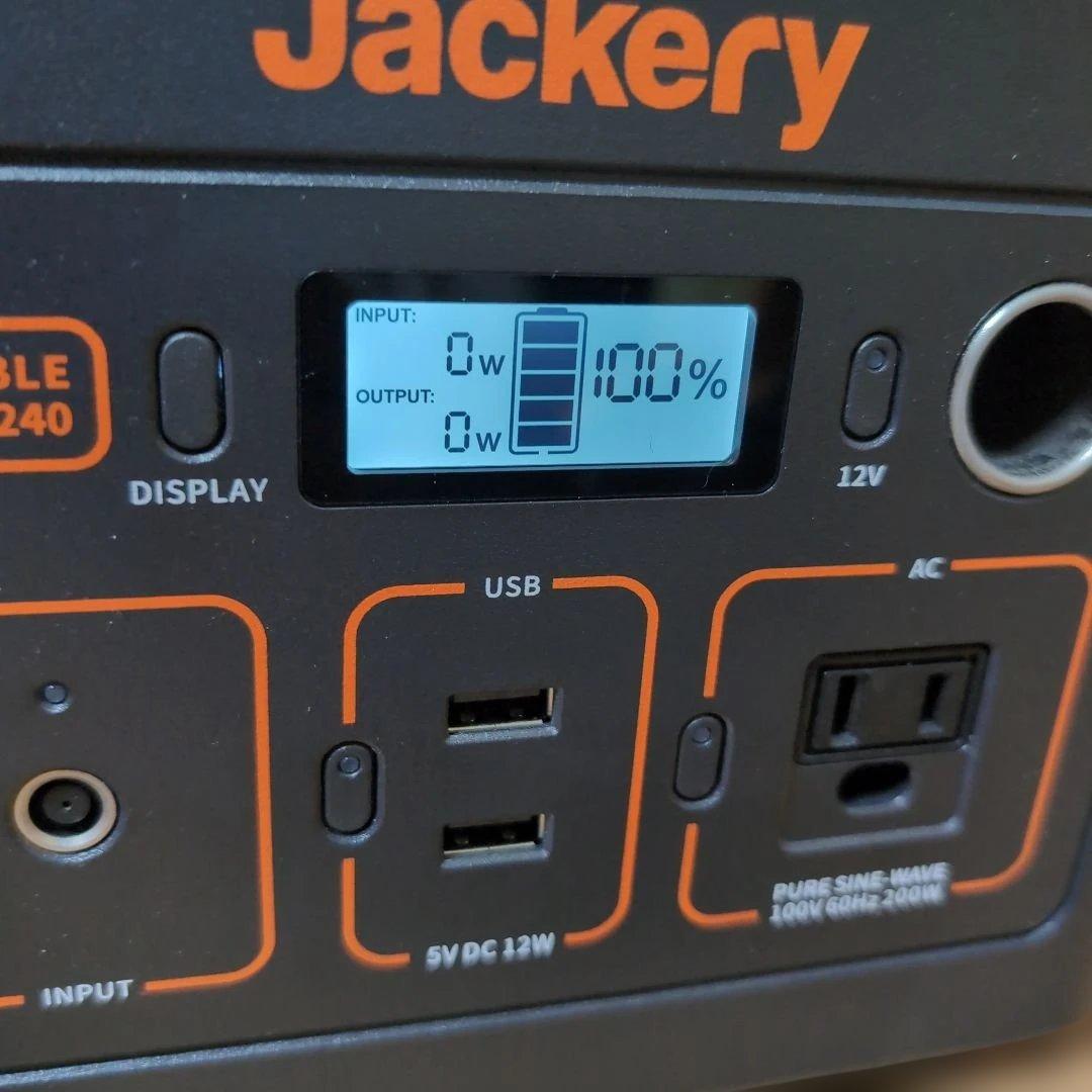 jackeryポータブル電源240 PTB-021