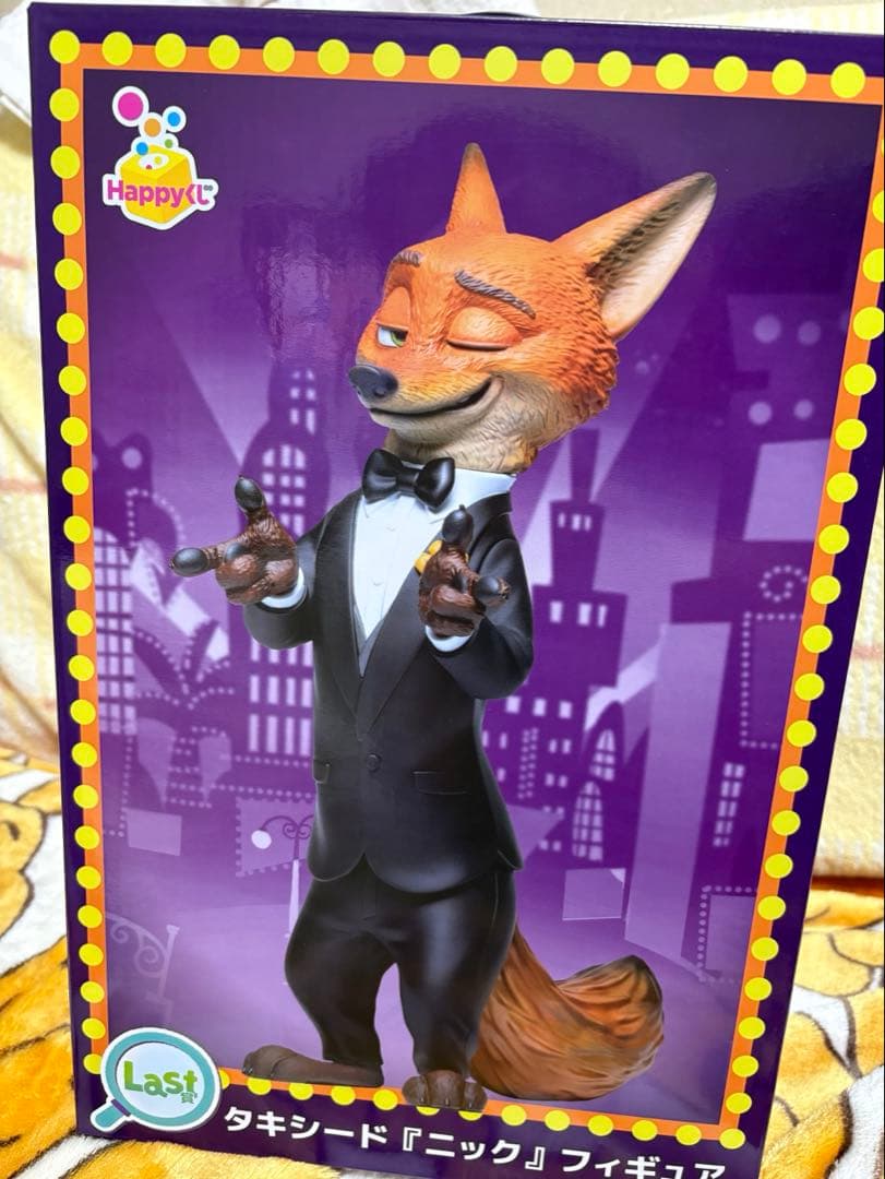 ズートピア2 一番くじ ラストワン賞 ニック タキシード フィギュア　おまけ付き