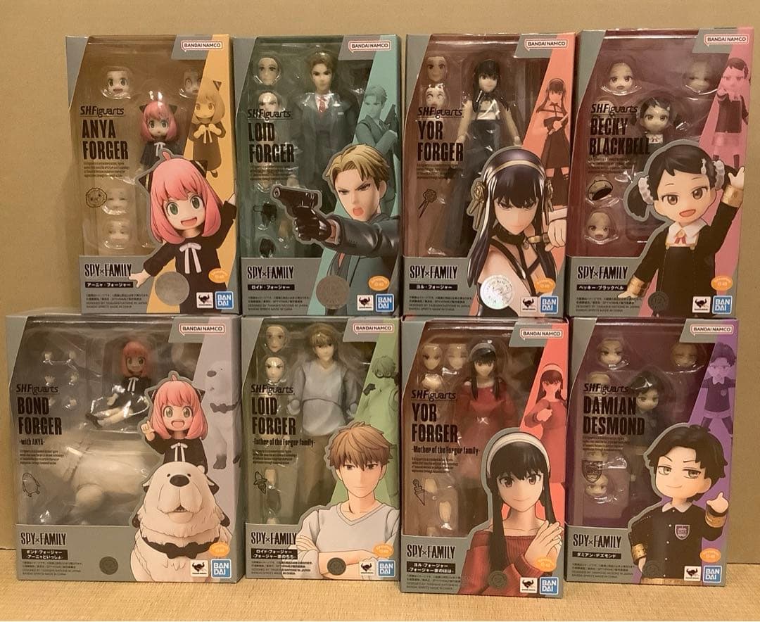 【新品・未開封】S.H.figuarts SPY×FAMILY　8点セット