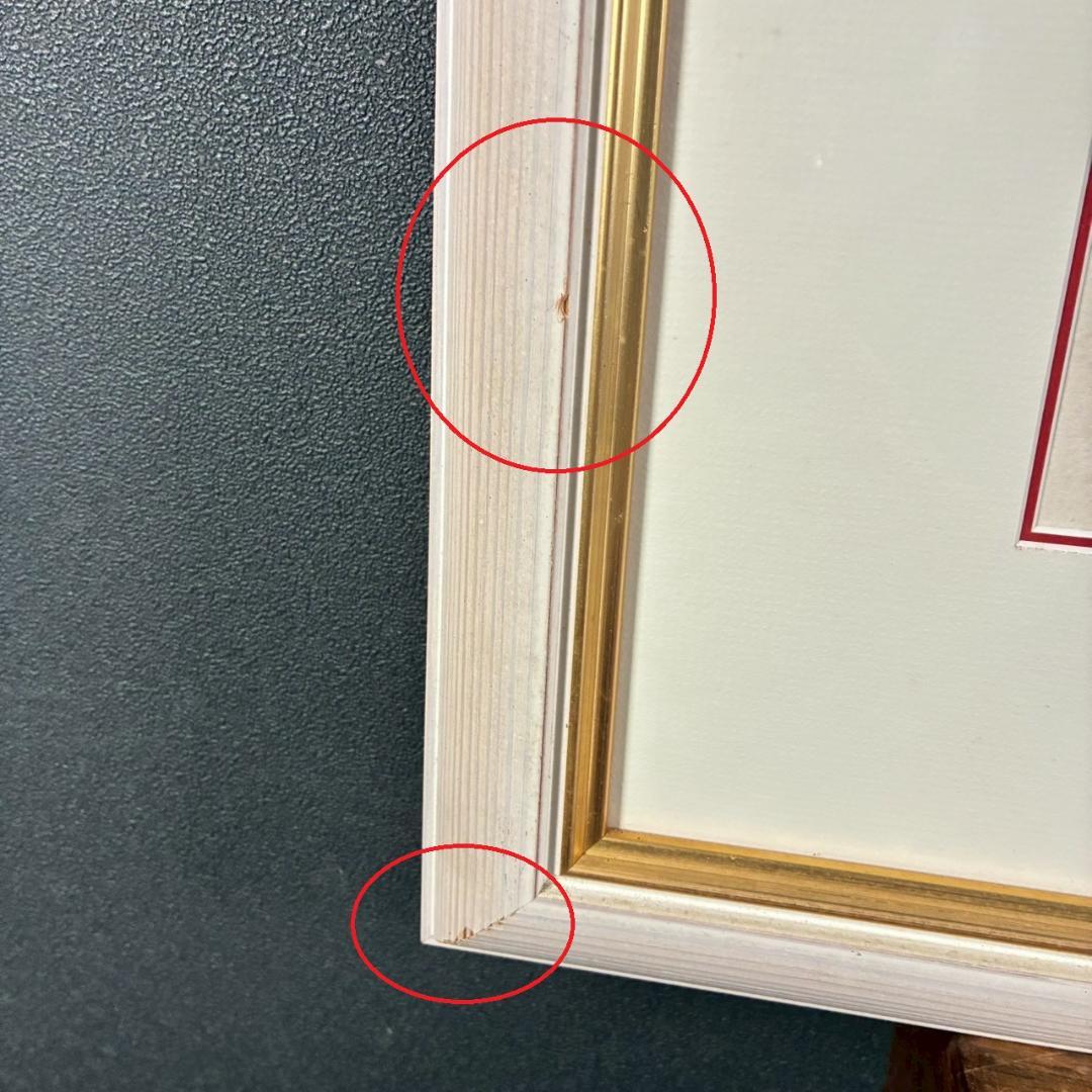 ジャン＝ピエール・カシニョール「赤い夏 まなざし」リトグラフ 直筆サイン入り