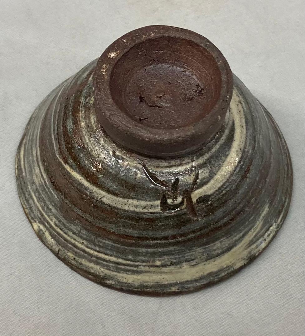 B162s  金城次郎作　徳利・盃セット　1組　壺屋焼　沖縄　人間国宝　酒器　魚