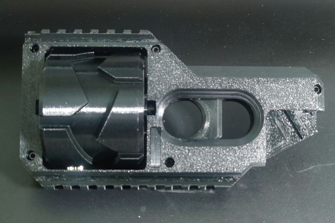 3DP製　リボルバー ショットガン ガス ショットシェル モスカート