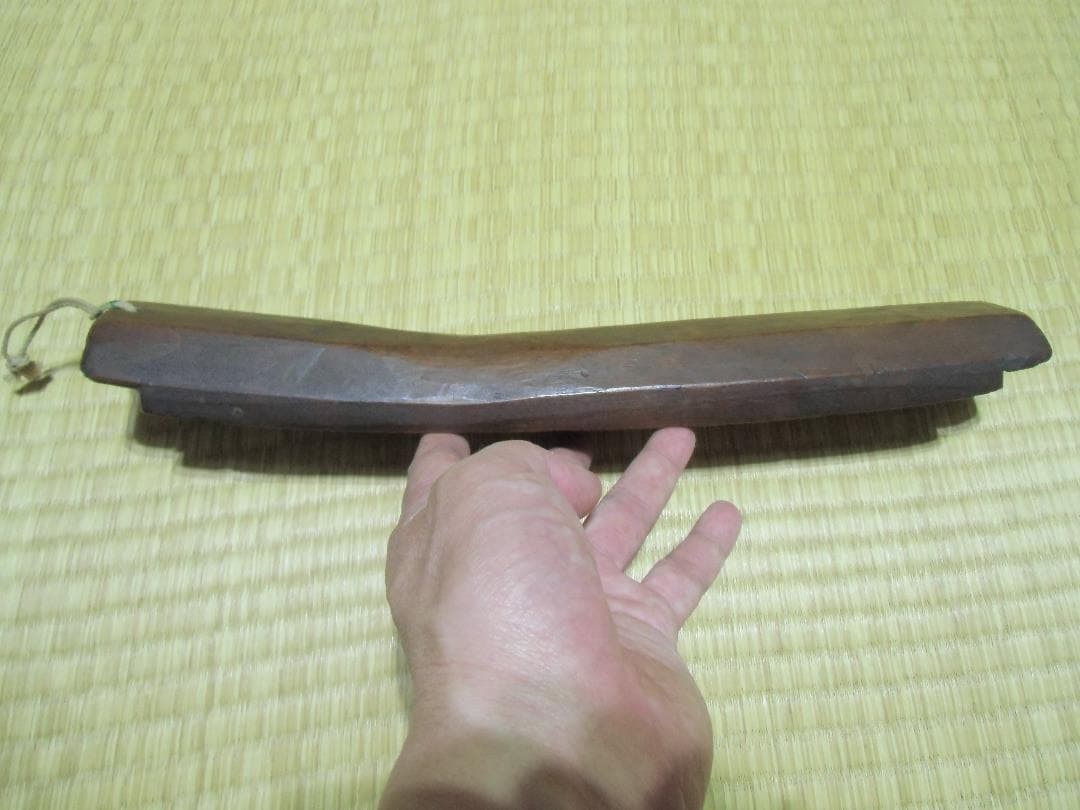 李朝　木工　菓子型　木味の良い作品です