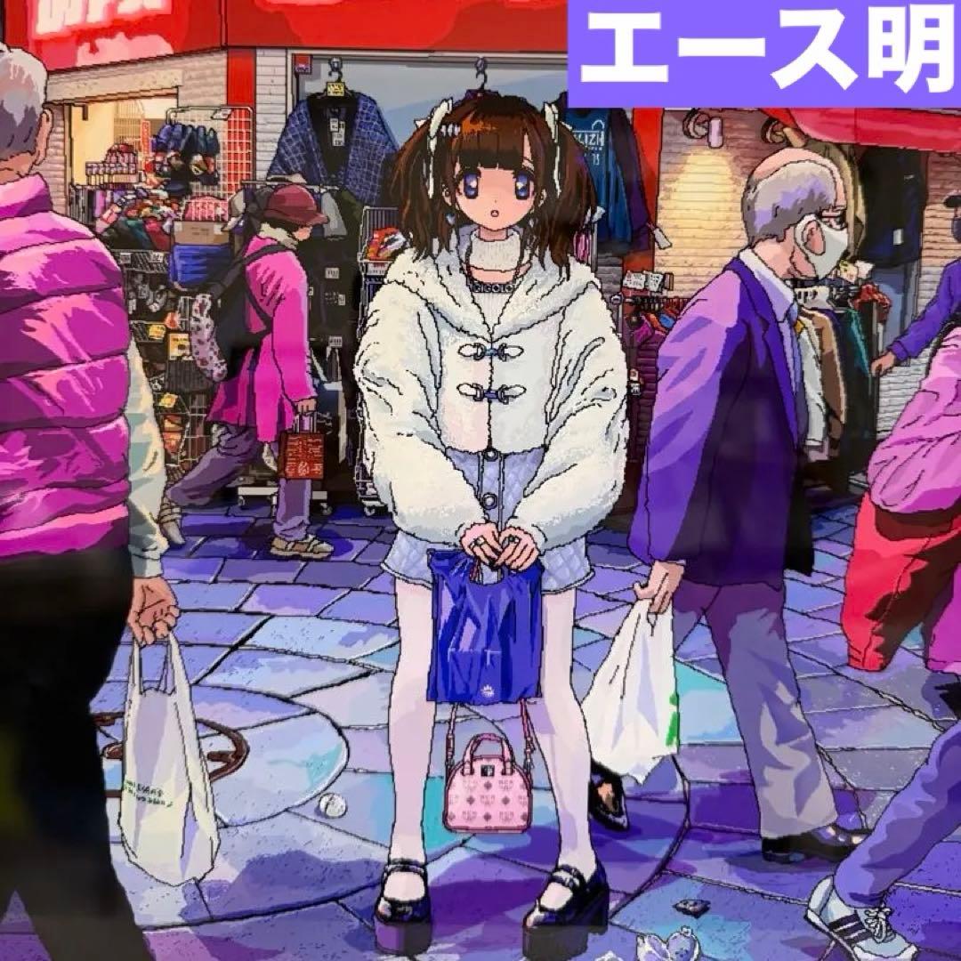 エース明　デジタル絵　アクリル印刷①