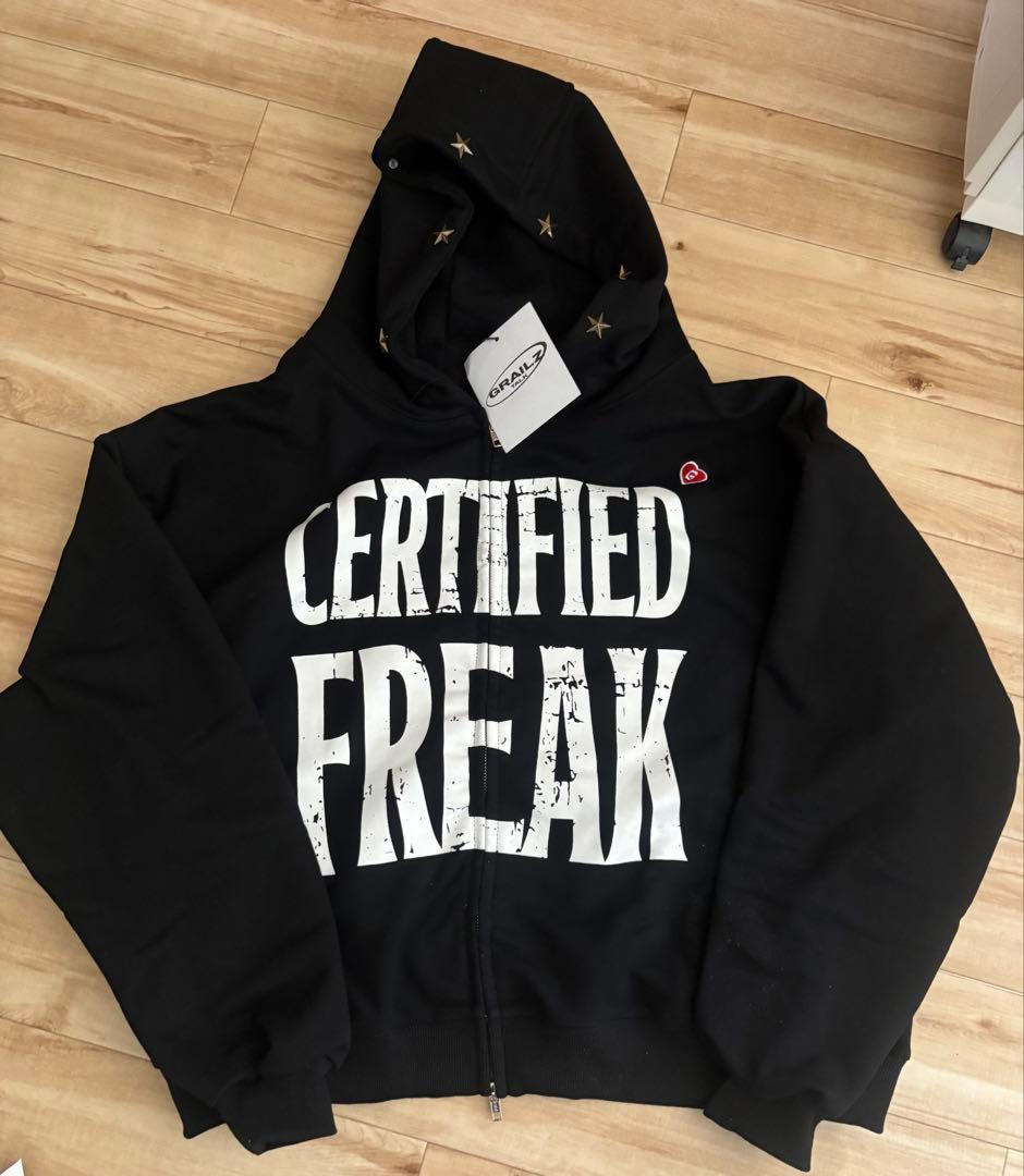 Grailz 24fw FREAKダブルジップパーカー M