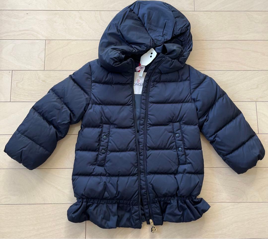 【モンクレール】2ans 92cm 裾フリルダウンコート