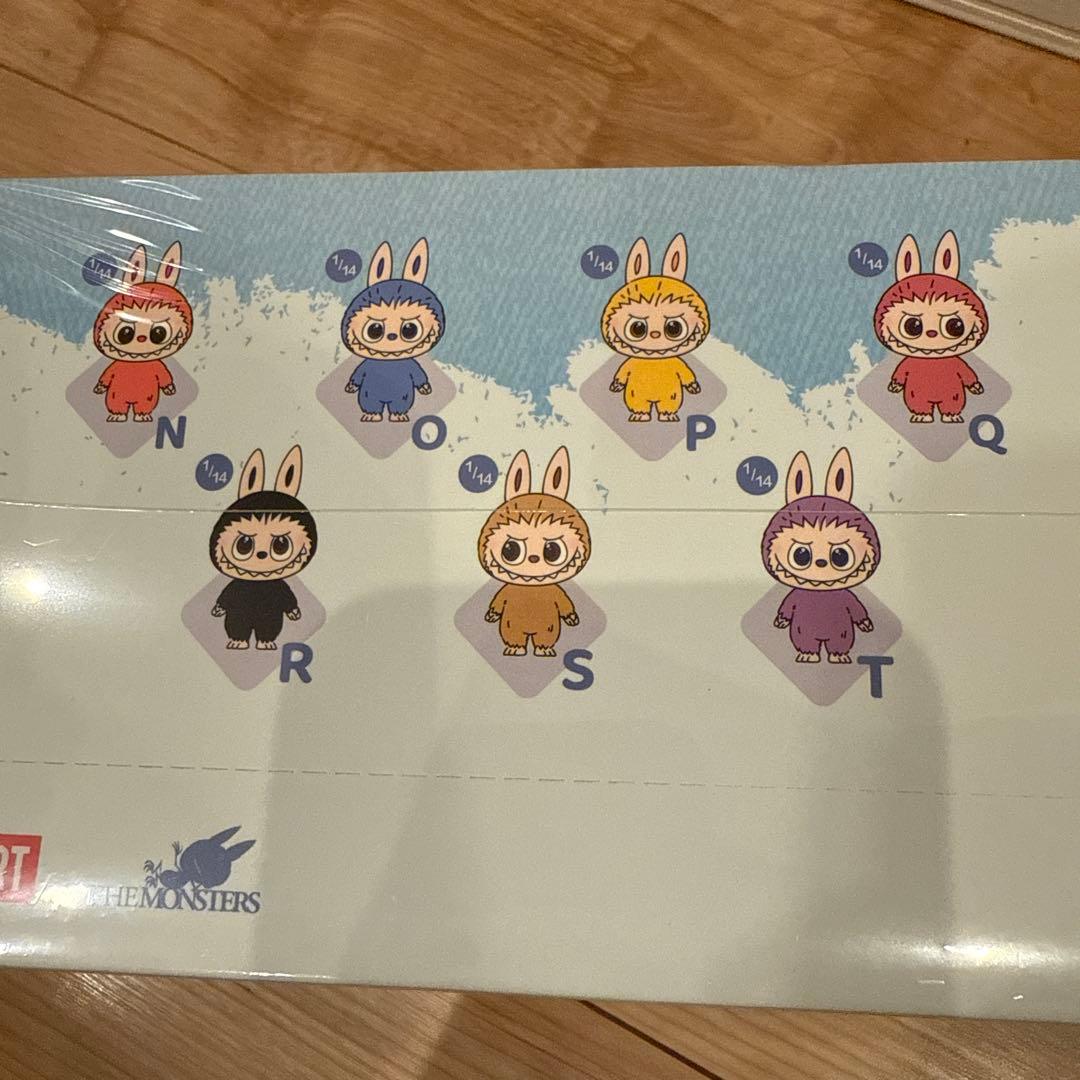 【正規】LABUBU PIN FOR LOVE イニシャルアルファベット N〜Z