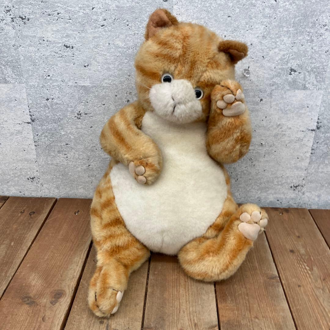 昭和レトロ サンアロー ホワッツマイケル 当時物 猫 ネコ好き ぬいぐるみ