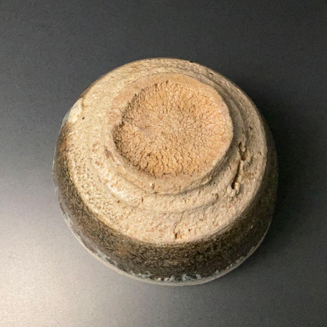 【抹茶碗】西岡小十　朝鮮唐津抹茶碗　共箱　茶道具　金直し　R1266ダN3