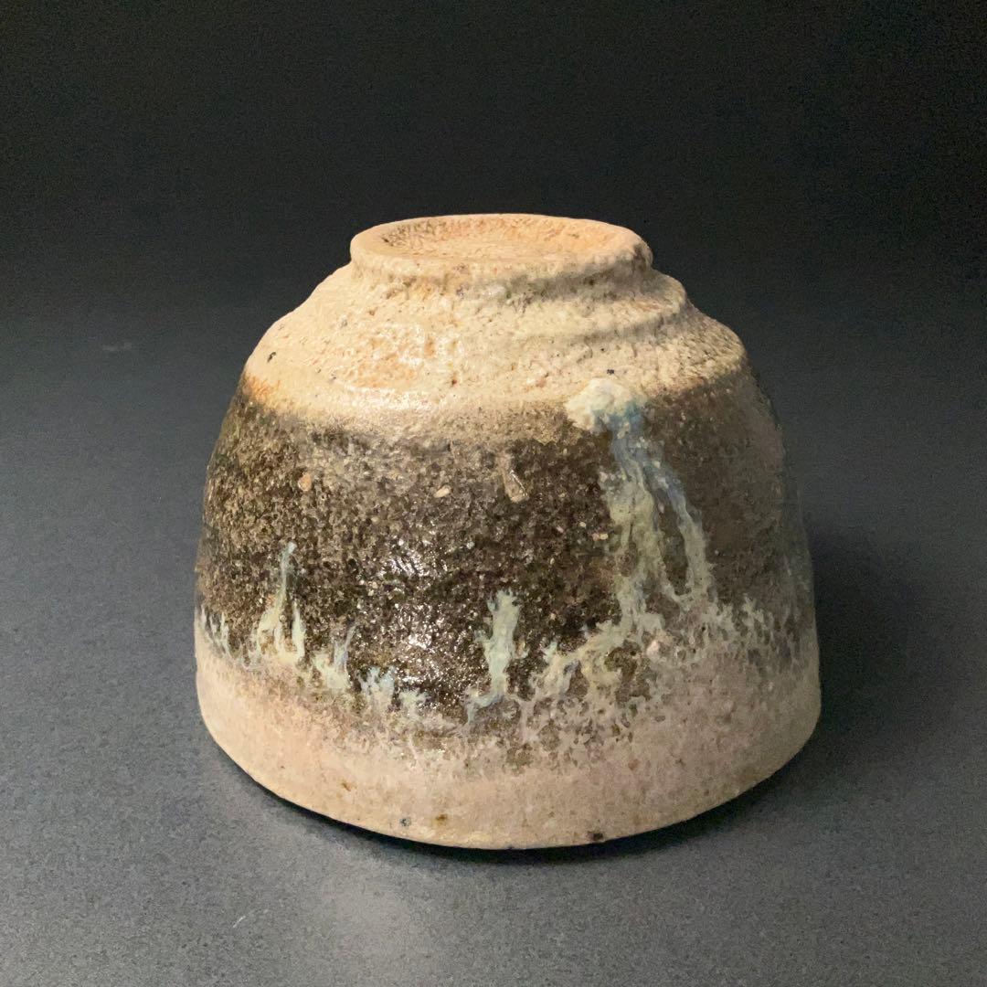 【抹茶碗】西岡小十　朝鮮唐津抹茶碗　共箱　茶道具　金直し　R1266ダN3