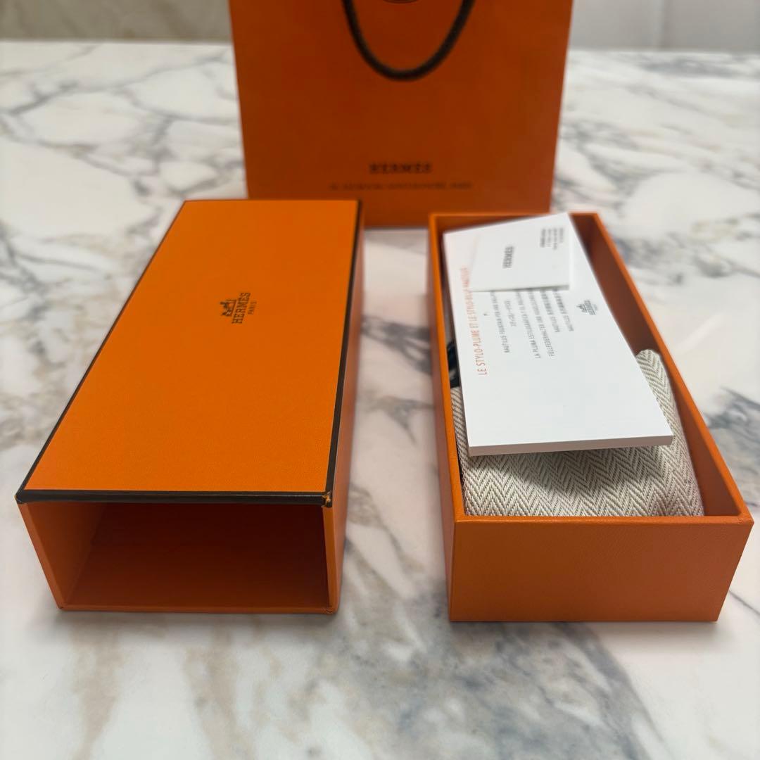 【未使用品】HERMES エルメス　ノーチラス　青い　ボールペン　文具