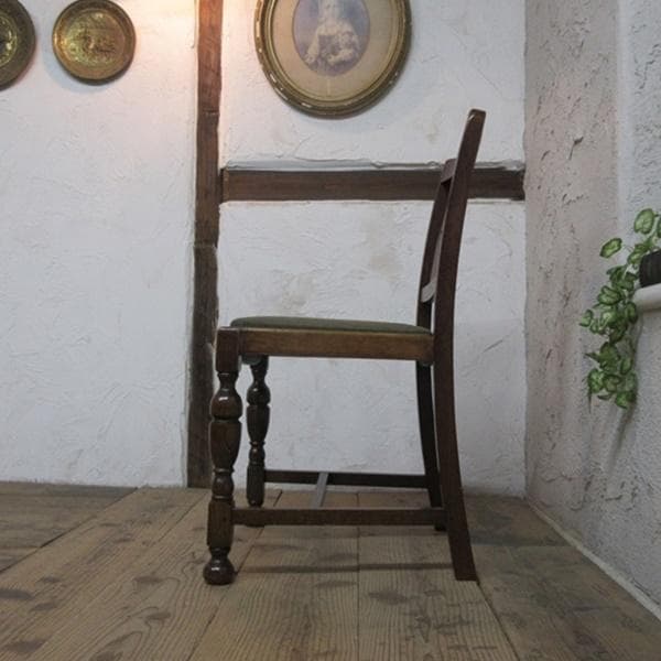 イギリス アンティーク 家具 ダイニングチェア 椅子 イス 英国 4015e