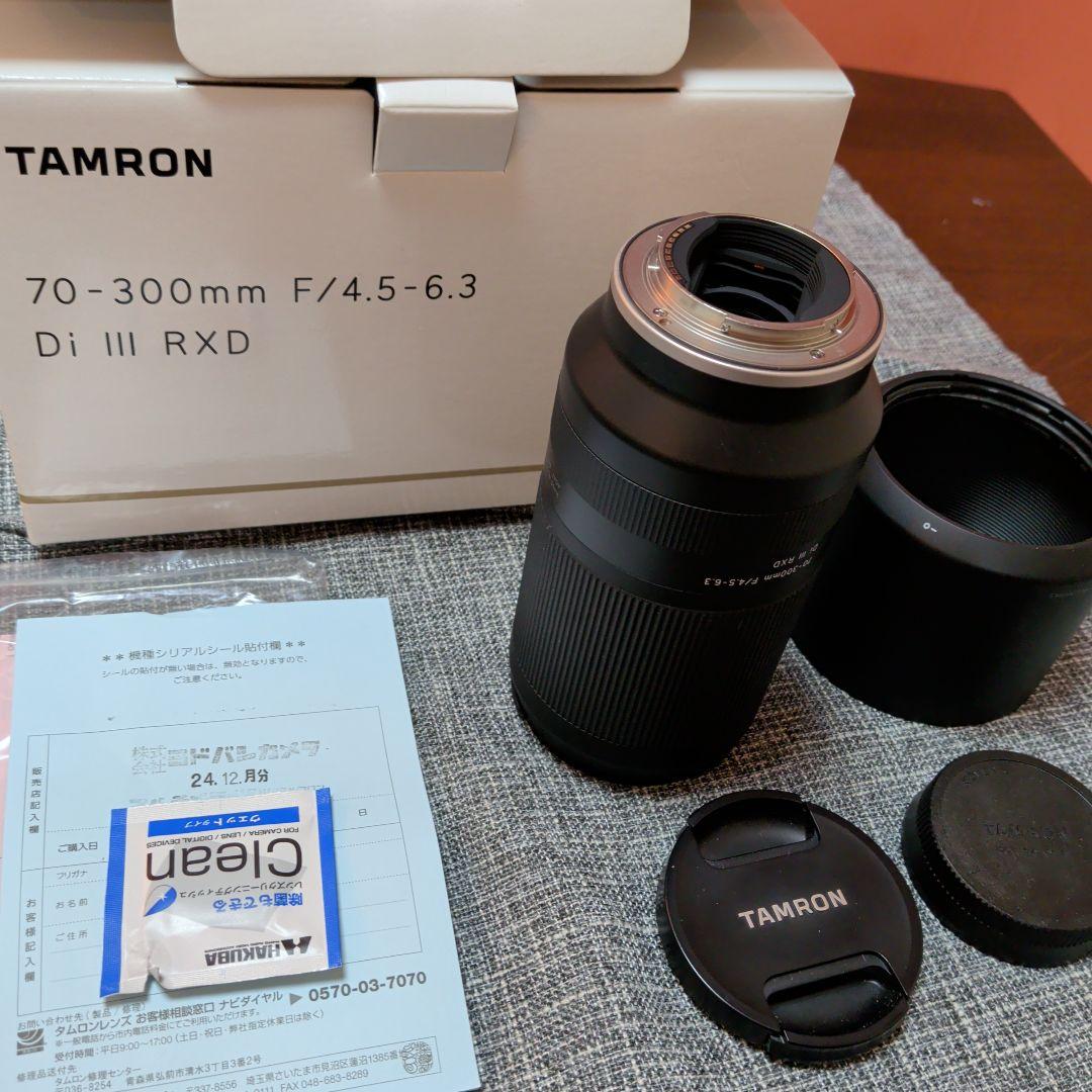 レンズ(ズーム) TAMRON 70-300mm F/4.5-6.3 Di III RXD