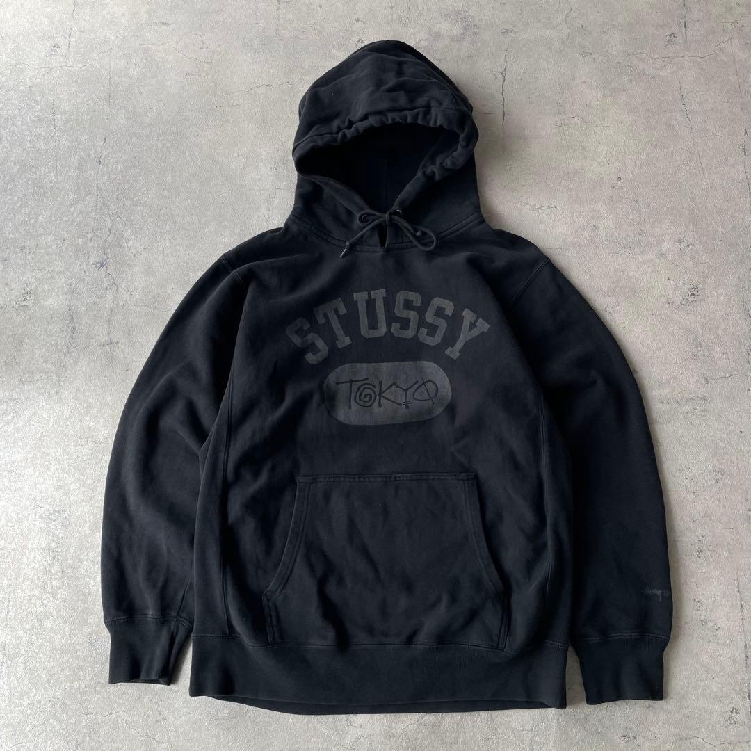 STUSSY ステューシー パーカー プルオーバーTOKYO 黒