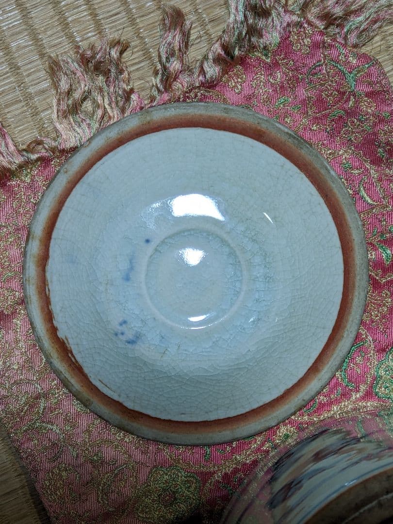 ♦ 安南染付 古渡り 蜻蛉紋 水指 茶道具 古玩 コレクション骨董品アンティーク