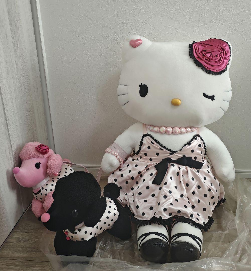 激レア momoberry ハローキティ プードル　巨大ぬいぐるみ 2005年