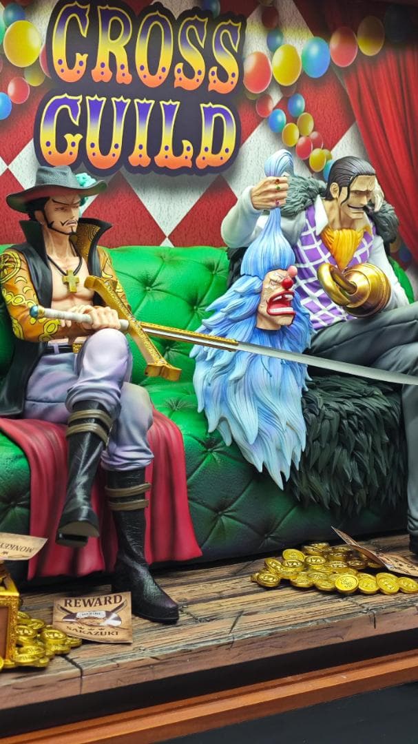 ワンピース クロスギルド ミホーク クロコダイル フィギュア ガレージキット