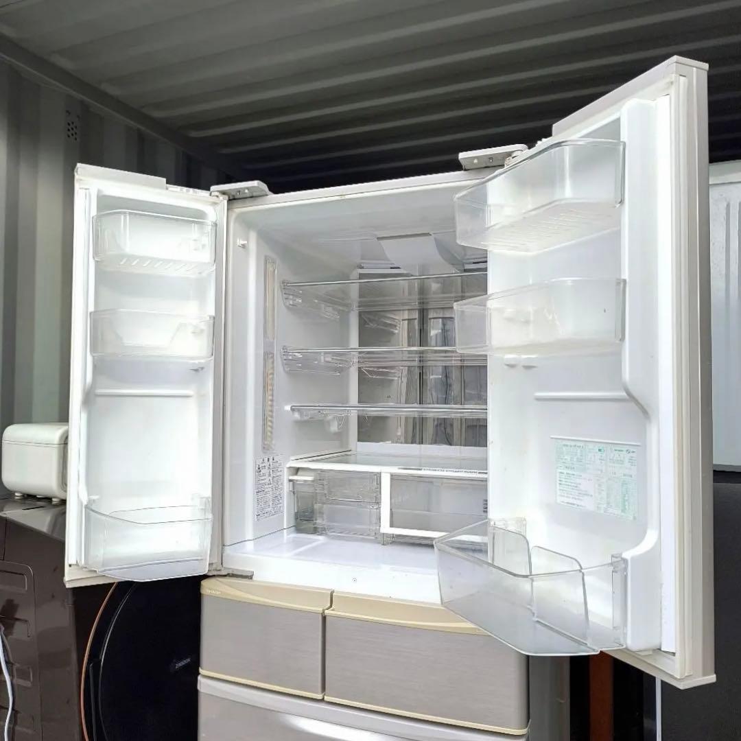 運搬取付無料！ジュエルシルバー・SHARP純正冷蔵庫！　完動品＆美品！