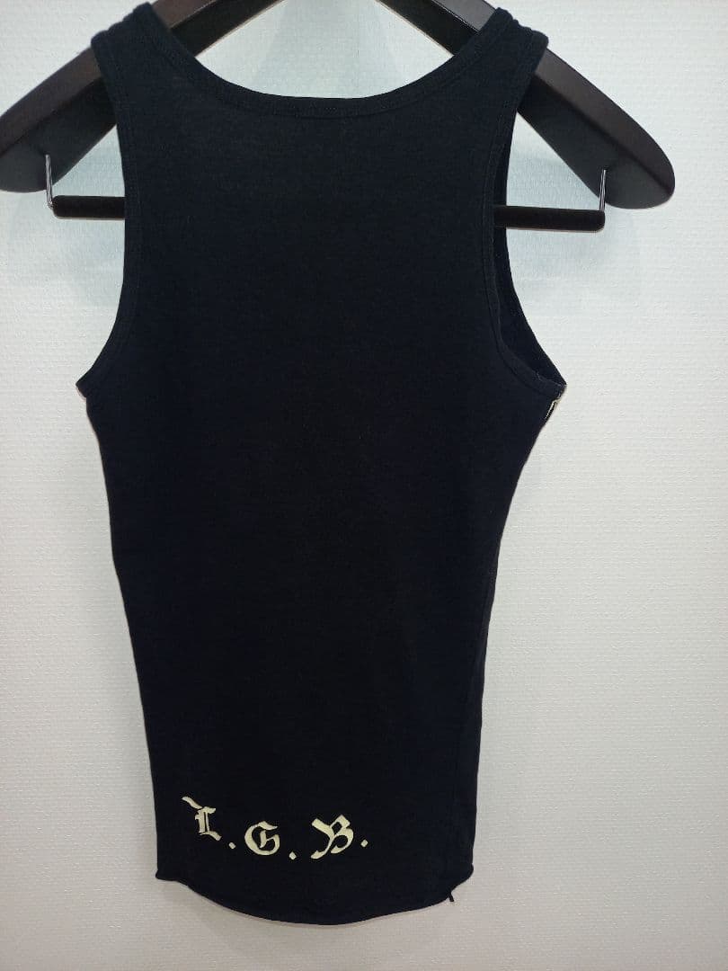 L.G.B. スカルプリント タンクトップ ブラック