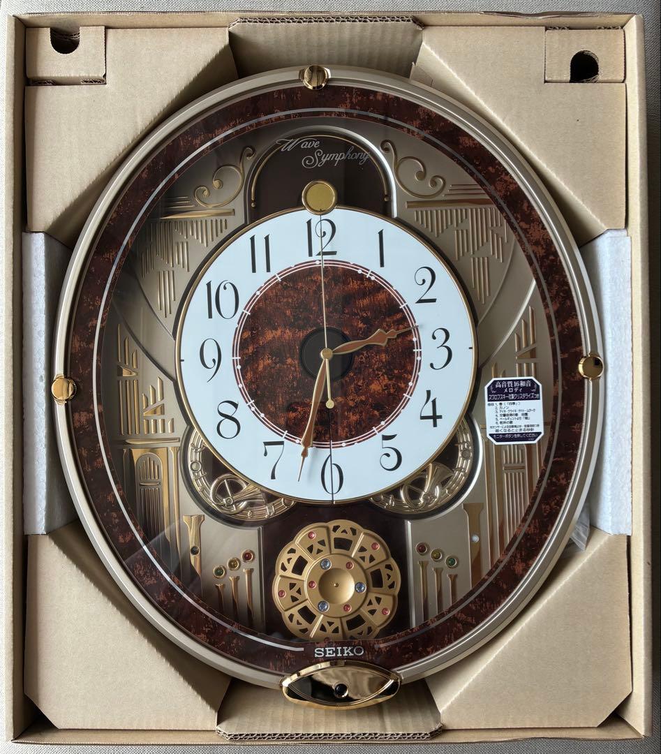 【美品】SEIKO RE568B からくり電波時計