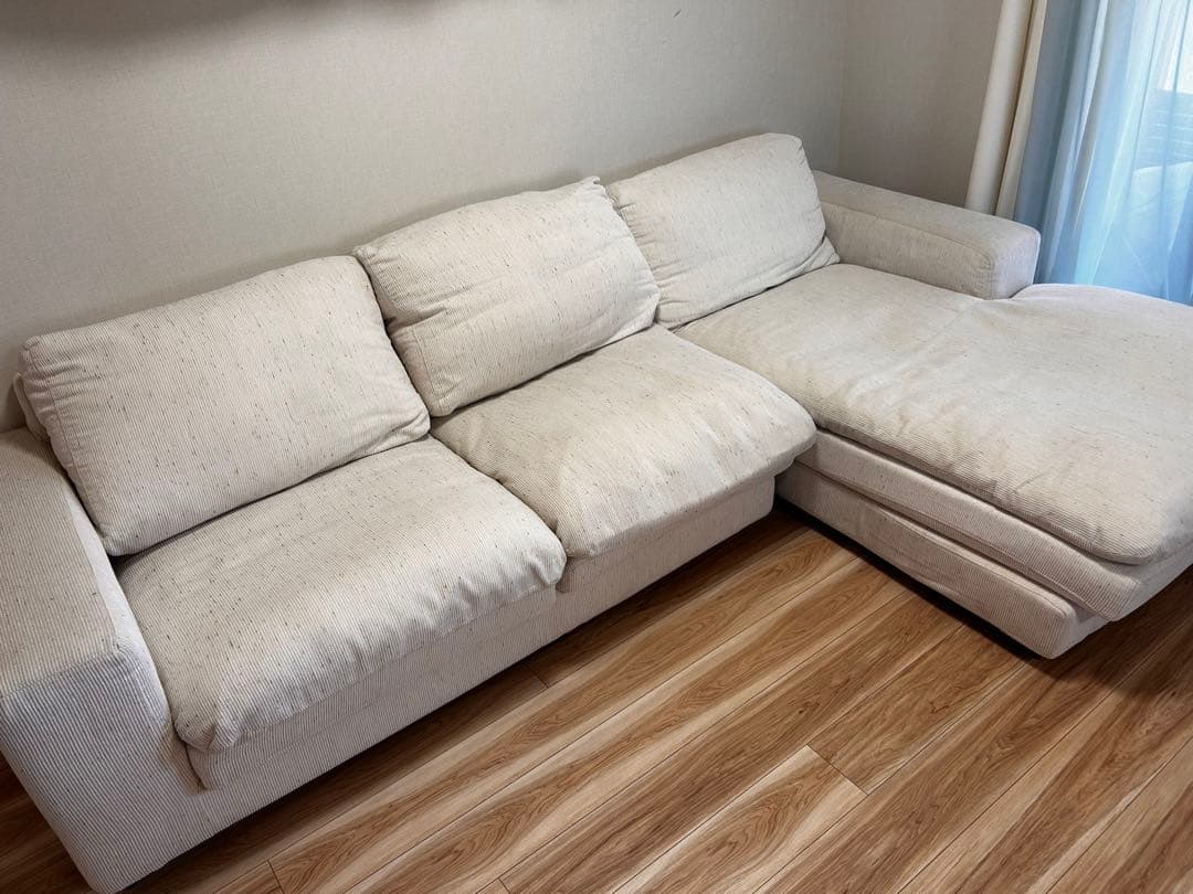 ACTUS(アクタス) ×HUKLA(フクラ) トリノフェザーカウチソファ2人掛