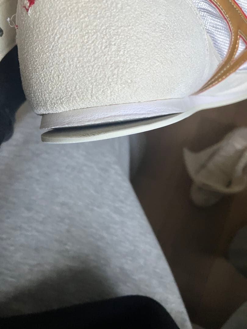 Mizuno ボクシングシューズ ホワイト/ゴールド 27cm