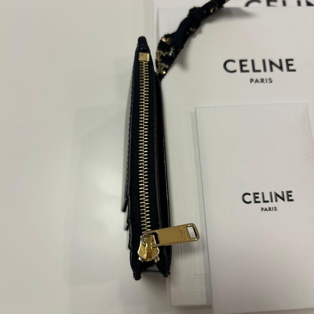 CELINE ジップ付きカードホルダー ケース