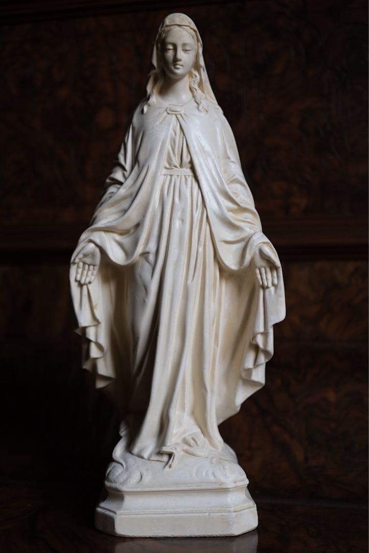 ◎フランスアンティーク　1920年頃　癒しの御顔、美しい聖母マリア像