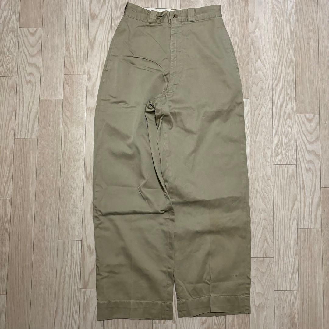 60s US ARMY チノ　ヴィンテージ　ビンテージ　ミリタリー　米軍実物