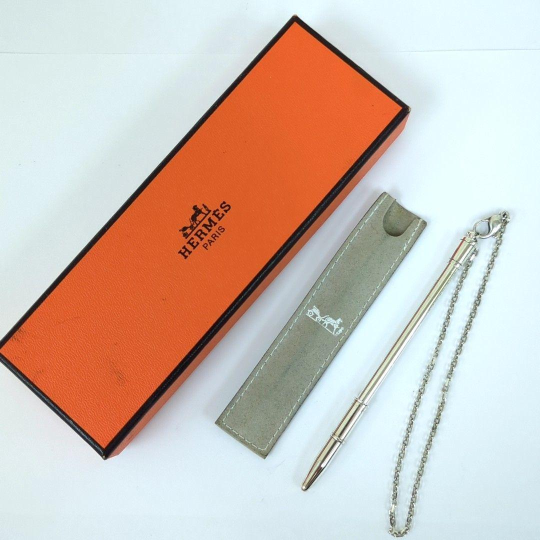 HERMES エルメス チェーン付き ボールペン シルバー 925 フランス製