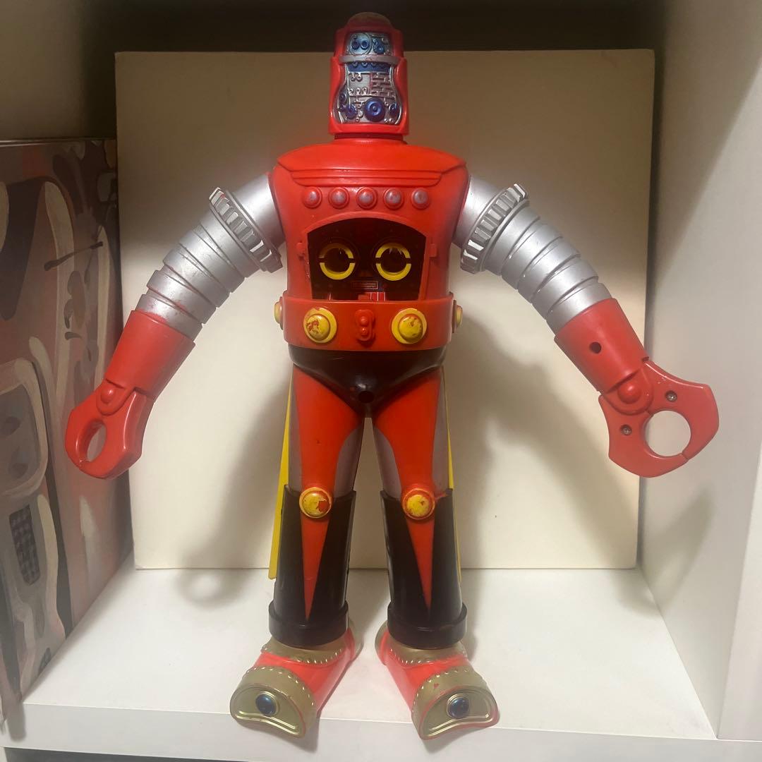 ブルマァク メカニック ブレイザー ソフビ フィギュア 冒険ロックバット 当時物