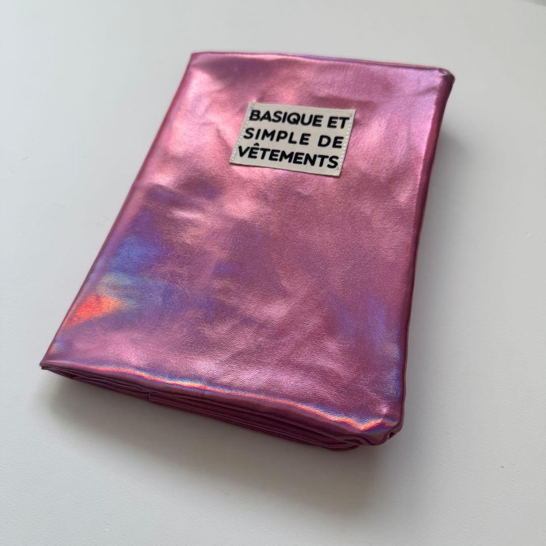 バインダーカバー　オーロラピンク　A6 韓国　貯金