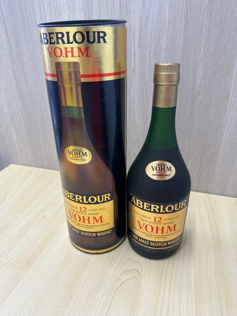 古酒‼️ABERLOUR 12年 V.O.H.M. スコッチウイスキー缶入り