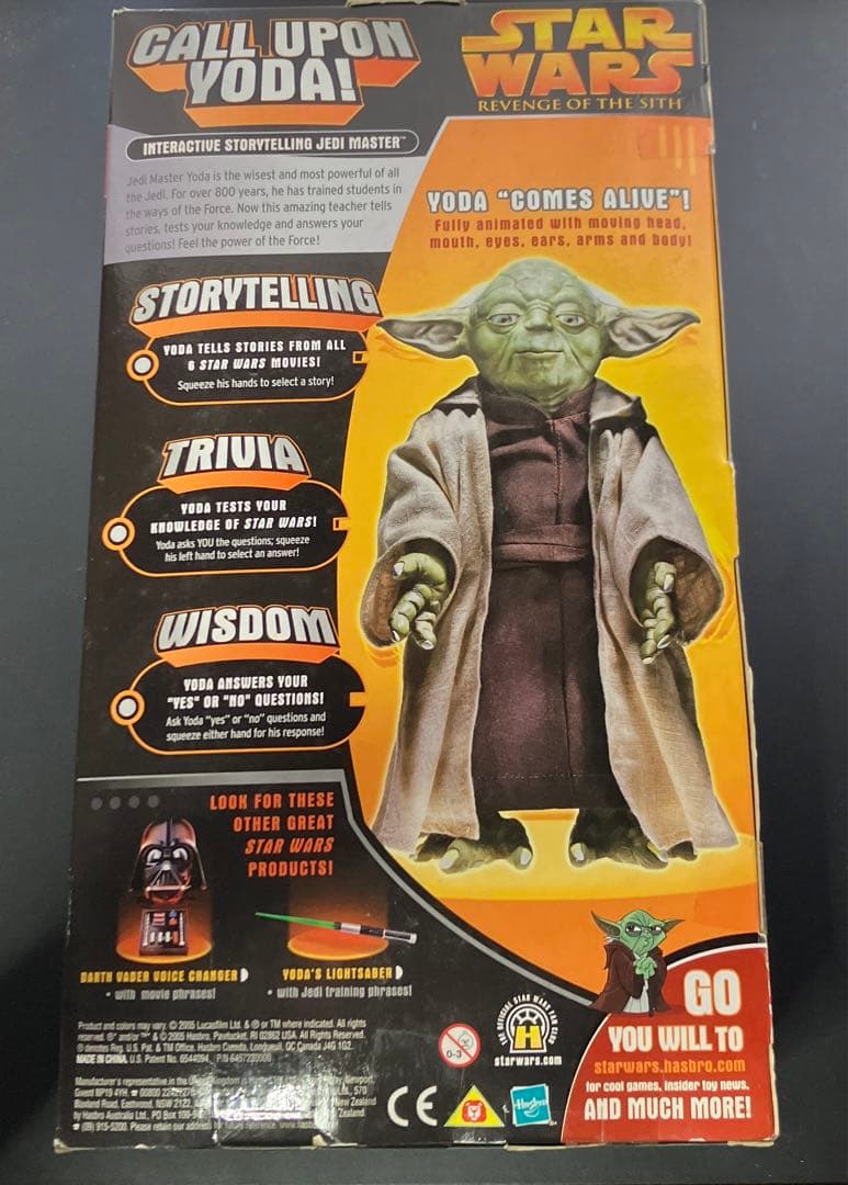 【新品未使用品】スターウォーズ　ヨーダ　トーキング フィギュア