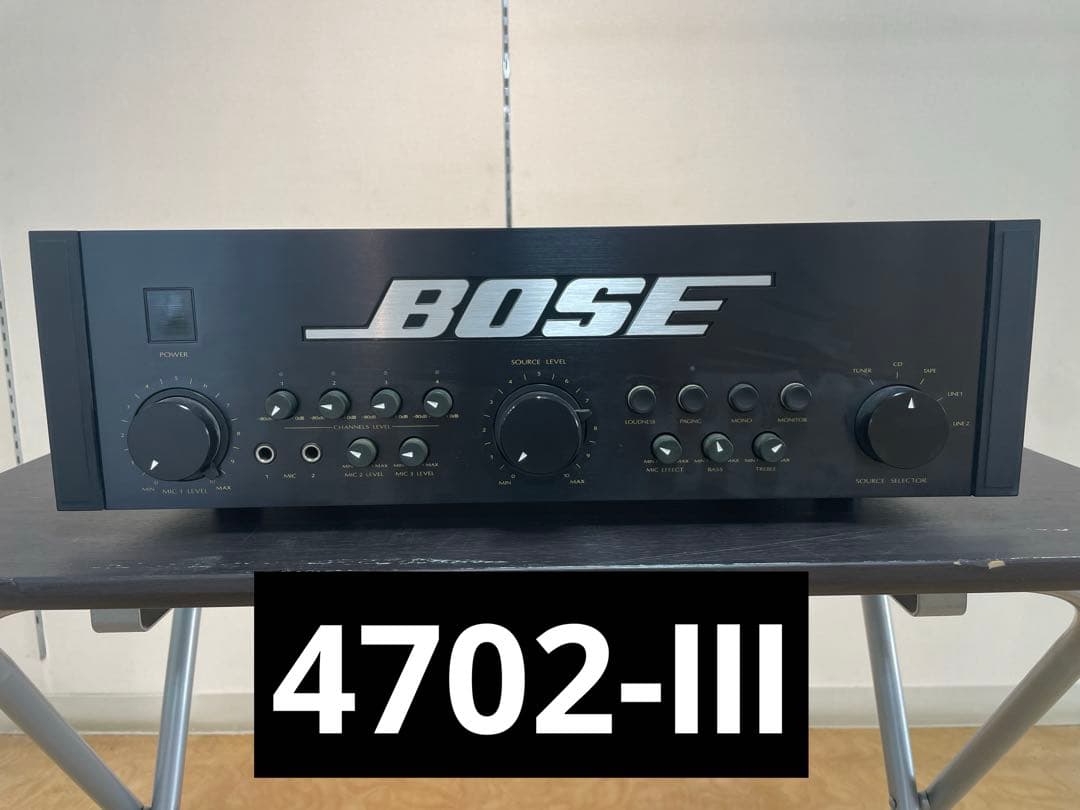 J*a様 BOSE 4702-IIIプリメインアンプ