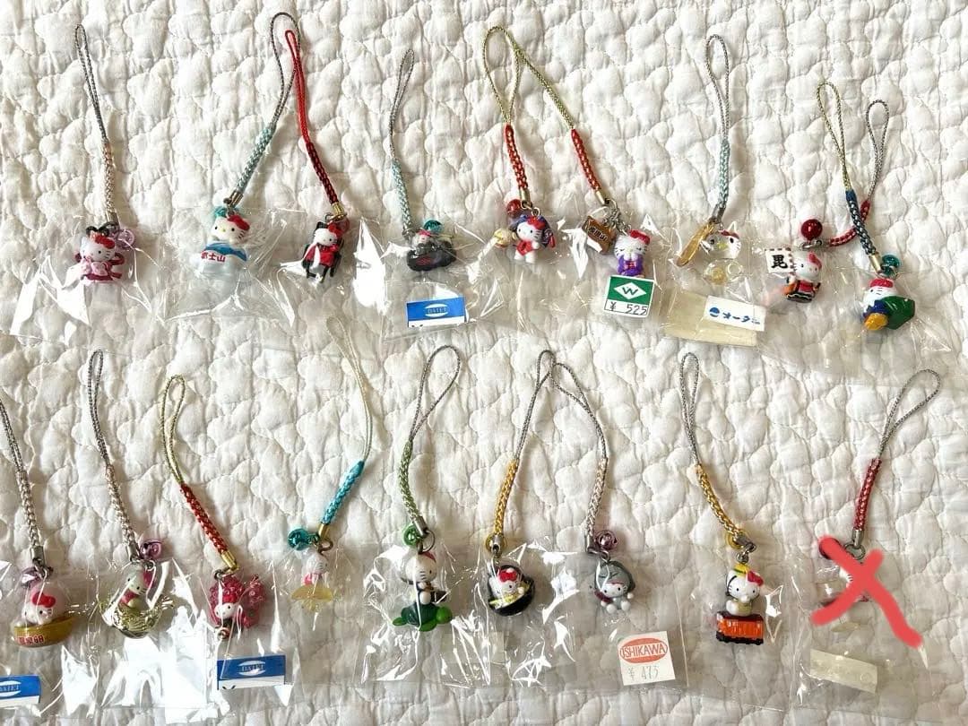 ハローキティ　ご当地ストラップ　まとめ売り
