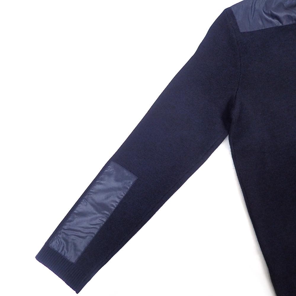 ★791 未使用ランバンスポール ニットパーカー 40 M ネイビー