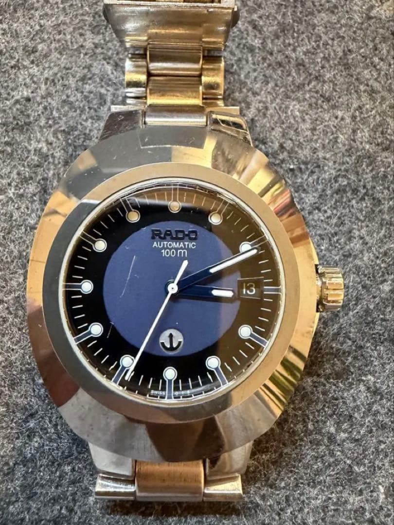 【購入時備品付】RADO DiaStar自動巻き時計 ブルー