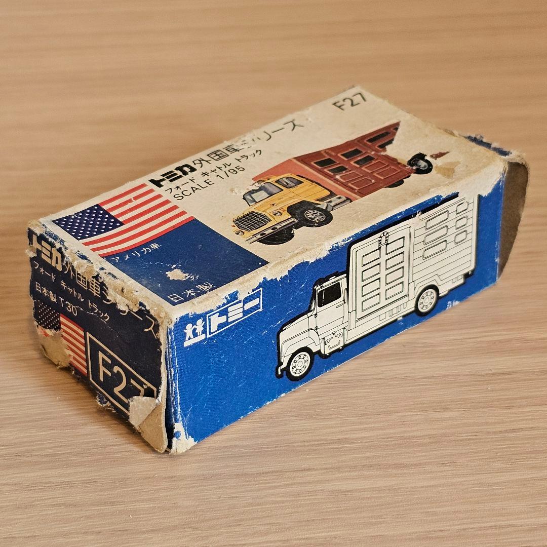 【トミカ/外国車シリーズ】No.F27 フォード キャトル トラック 青箱 美品